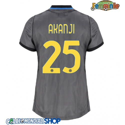 Maglie da calcio Inter Milan Manuel Akanji #25 Terza Maglia Femminile 2026-27 Manica Corta